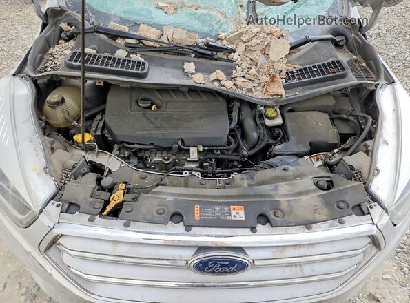 1FMCU9GD6HUC66556 2017 FORD ESCAPE Silver Engine compartment view