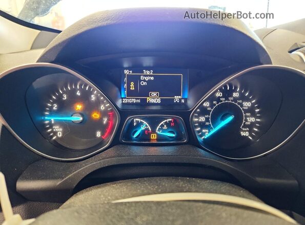 1FMCU9GD6HUC98424 2017 FORD ESCAPE Black Սարքավորումների վահանակի տեսք