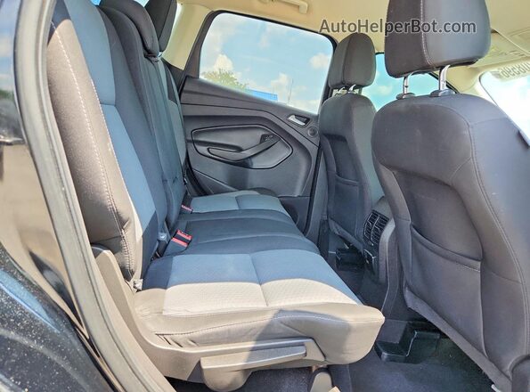 1FMCU9GD6HUD43300 2017 FORD ESCAPE Black Rear seats view