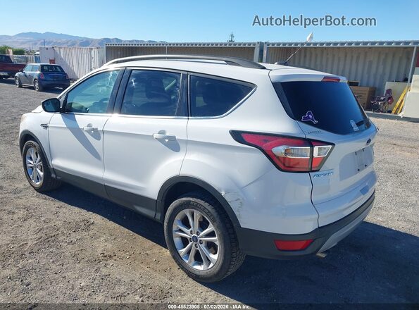 1FMCU9GD6JUA32326 2018 FORD ESCAPE White Tył lewy