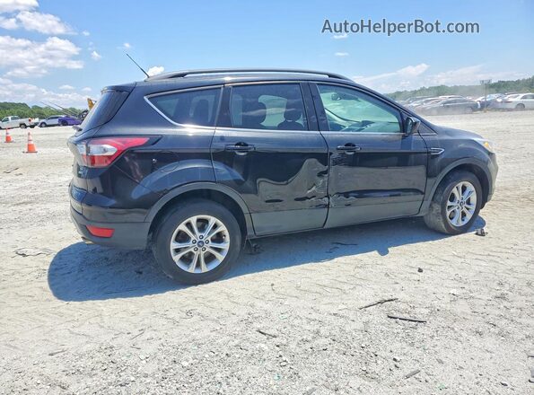 1FMCU9GD6JUA68372 2018 FORD ESCAPE Black უკანა მარჯვენა