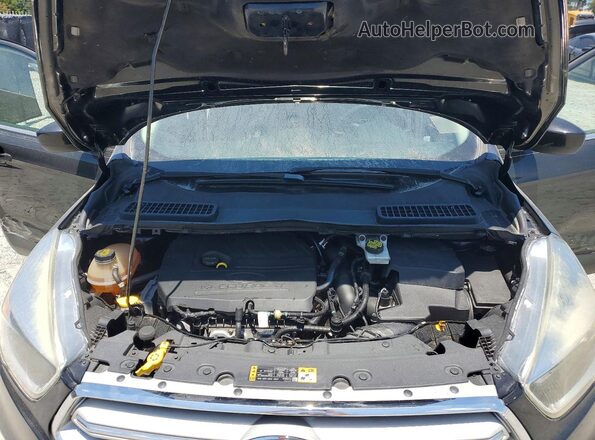 1FMCU9GD6JUA68372 2018 FORD ESCAPE Black ძრავის განყოფილების ხედი