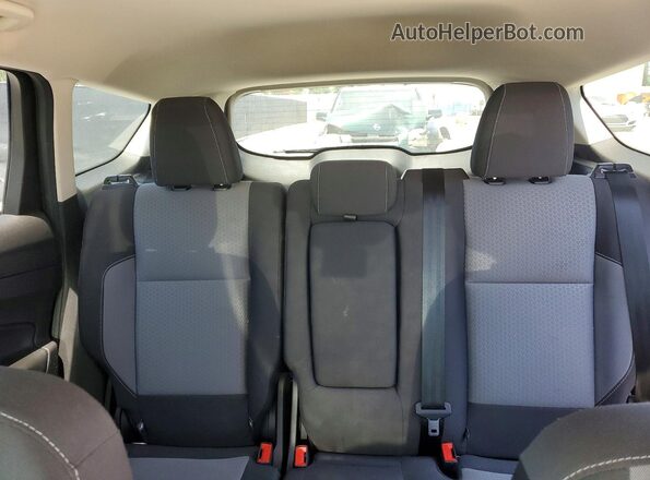 1FMCU9GD6JUA68372 2018 FORD ESCAPE Black უკანა სავარძლების ხედი