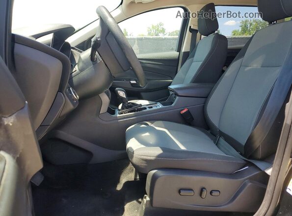 1FMCU9GD6JUA68372 2018 FORD ESCAPE Black წინა სალონის ხედი