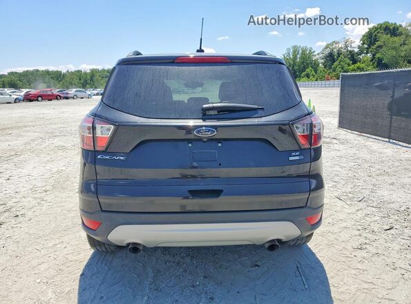 1FMCU9GD6JUA68372 2018 FORD ESCAPE Black უკანა ხედი
