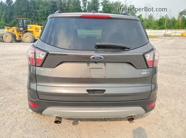 1FMCU9GD6JUA95362 2018 FORD ESCAPE Black უკანა ხედი