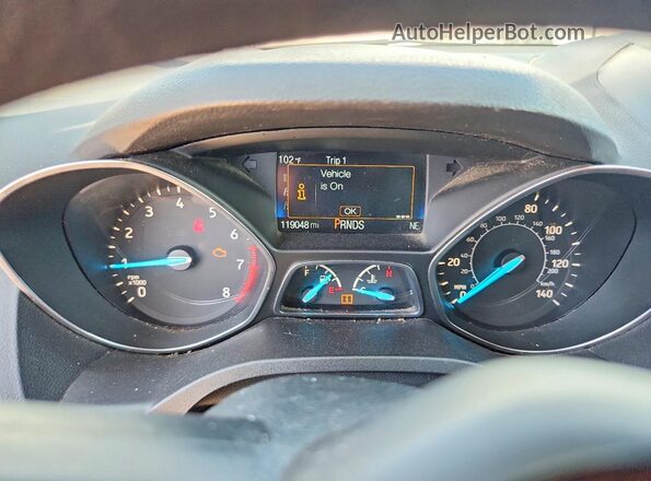 1FMCU9GD6JUB15111 2018 FORD ESCAPE White Սարքավորումների վահանակի տեսք