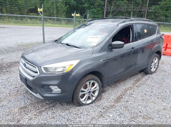 1FMCU9GD6JUB17019 2018 FORD ESCAPE Серый Передняя левая четверть