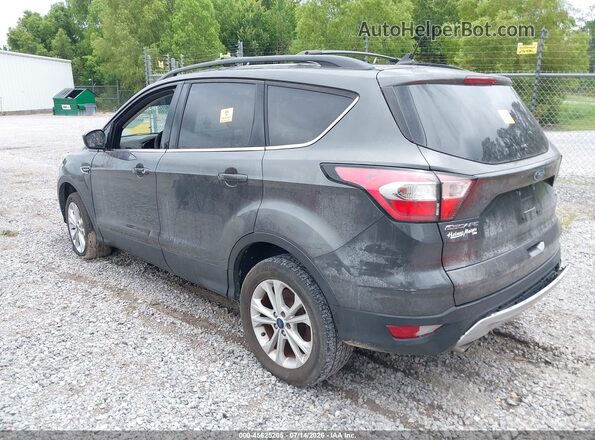 1FMCU9GD6JUB17019 2018 FORD ESCAPE Серый Задняя левая четверть