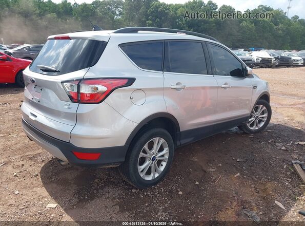 1FMCU9GD6JUB26741 2018 FORD ESCAPE Silver Tył prawy