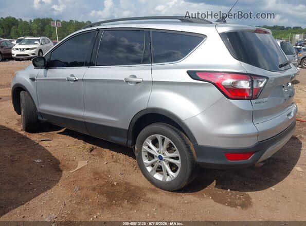 1FMCU9GD6JUB26741 2018 FORD ESCAPE Silver Tył lewy