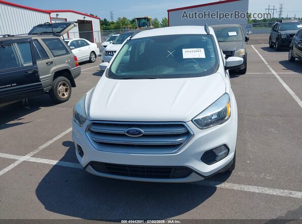 1FMCU9GD6JUB27078 2018 FORD ESCAPE White Vista del cuadro de instrumentos