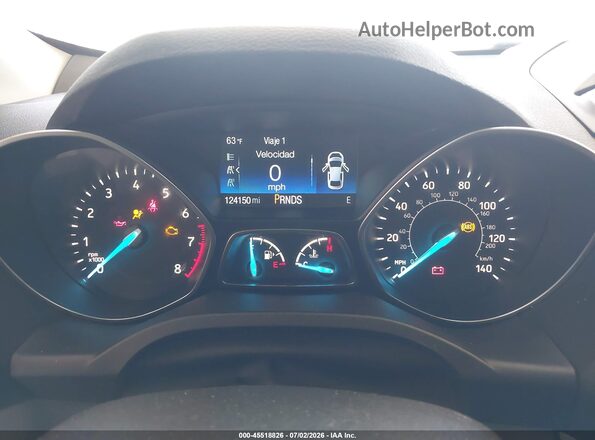 1FMCU9GD6JUB43409 2018 FORD ESCAPE White Vista de los asientos traseros
