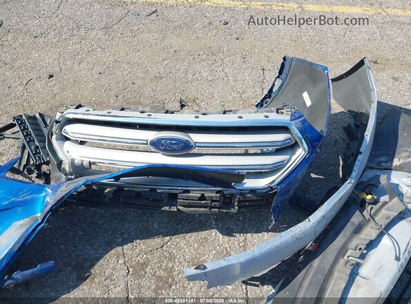 1FMCU9GD6JUB52093 2018 FORD ESCAPE Blue Vista frontal
