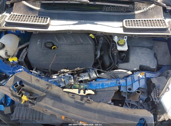 1FMCU9GD6JUB52093 2018 FORD ESCAPE Blue Vista trasera