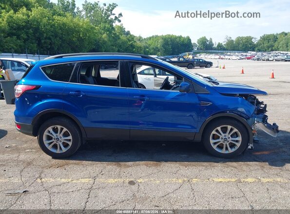 1FMCU9GD6JUB52093 2018 FORD ESCAPE Blue Vista interior de 360 grados