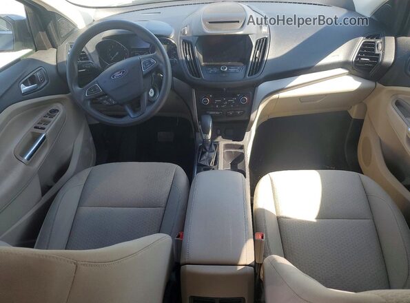 1FMCU9GD6JUC11563 2018 FORD ESCAPE Gray Dashboard view