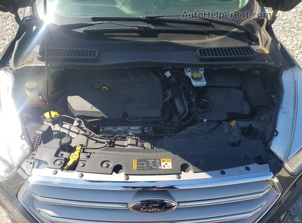 1FMCU9GD6JUC11563 2018 FORD ESCAPE Gray Rear interior view