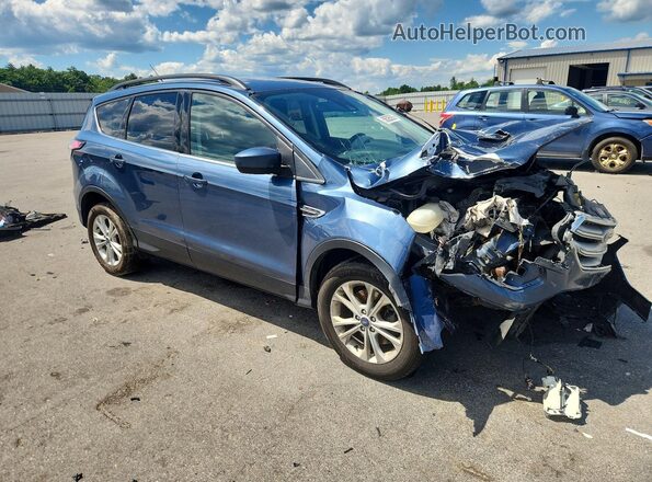 1FMCU9GD6JUC13104 2018 FORD ESCAPE Blue Առջևի աջ