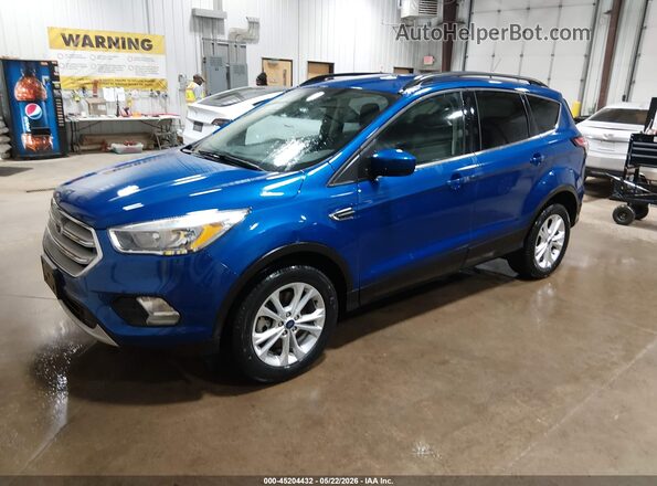1FMCU9GD6JUC38794 2018 FORD ESCAPE Blue Przód lewy
