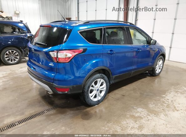 1FMCU9GD6JUC38794 2018 FORD ESCAPE Blue Tył prawy
