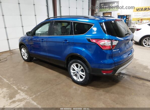 1FMCU9GD6JUC38794 2018 FORD ESCAPE Blue Tył lewy