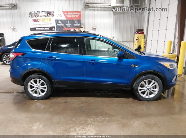 1FMCU9GD6JUC38794 2018 FORD ESCAPE Blue Widok wnętrza 360 stopni