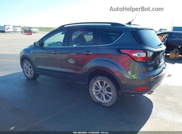 1FMCU9GD6JUD07726 2018 FORD ESCAPE Gray Tył lewy
