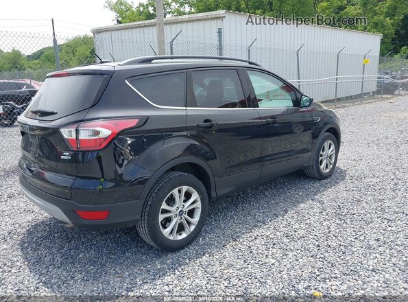 1FMCU9GD6JUD08794 2018 FORD ESCAPE Черный Задняя правая четверть