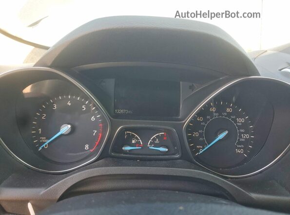 1FMCU9GD6JUD26115 2018 FORD ESCAPE Gray Instrument cluster view