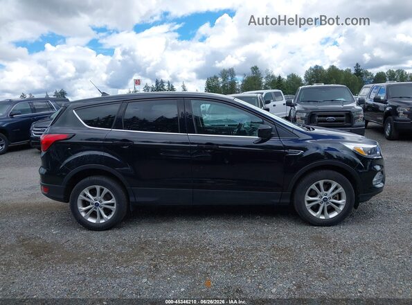 1FMCU9GD6KUA65814 2019 FORD ESCAPE Black Widok wnętrza z tyłu