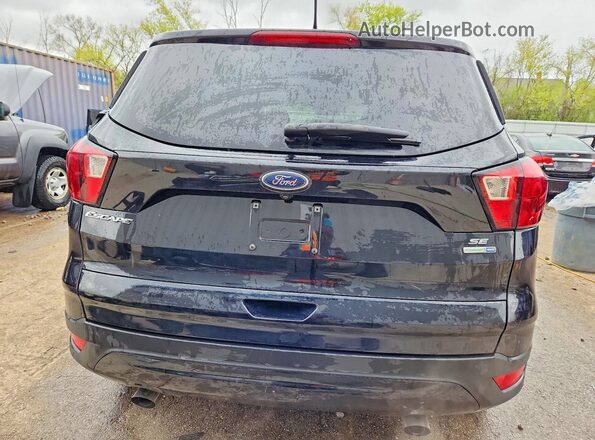 1FMCU9GD6KUA70141 2019 FORD ESCAPE Black უკანა ხედი