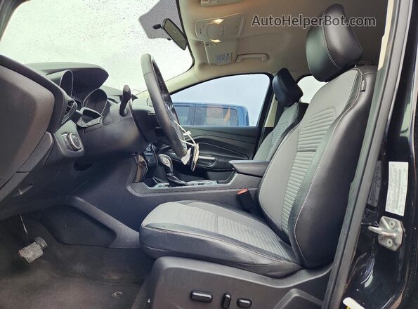 1FMCU9GD6KUA70141 2019 FORD ESCAPE Black წინა სალონის ხედი