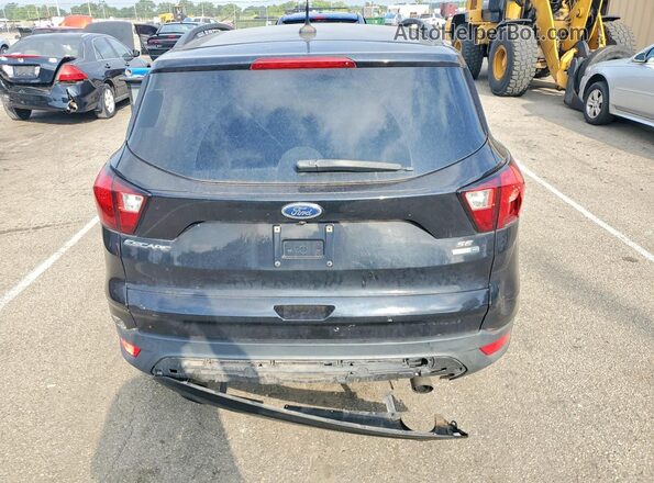 1FMCU9GD6KUA73184 2019 FORD ESCAPE Black Rear view