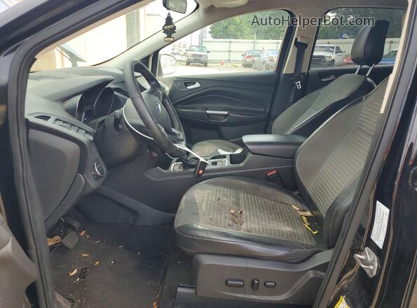 1FMCU9GD6KUA73184 2019 FORD ESCAPE Black Front interior view