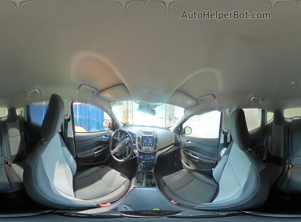 1FMCU9GD6KUA95881 2019 FORD ESCAPE Silver Vista interior de 360 grados