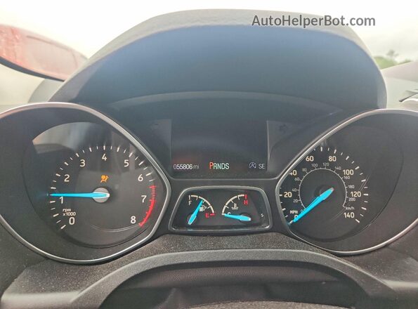 1FMCU9GD6KUB18169 2019 FORD ESCAPE Black Սարքավորումների վահանակի տեսք