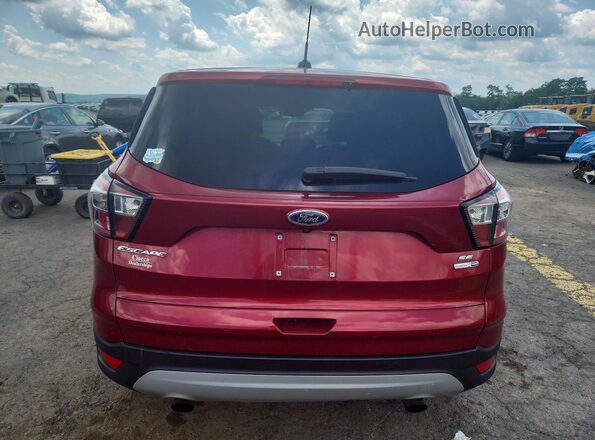 1FMCU9GD7HUC19925 2017 FORD ESCAPE Red Widok z tyłu