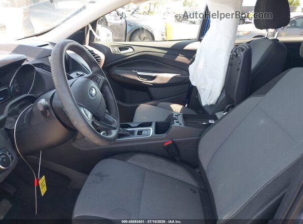 1FMCU9GD7HUC32285 2017 FORD ESCAPE Blue Вид салону спереду