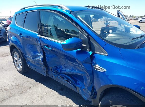 1FMCU9GD7HUC32285 2017 FORD ESCAPE Blue Вид спереду