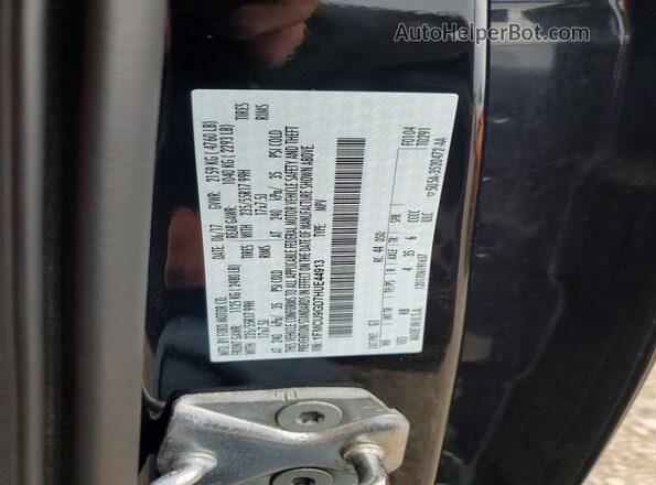 1FMCU9GD7HUE44913 2017 FORD ESCAPE Black VIN sticker view