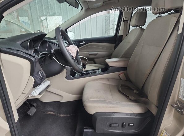 1FMCU9GD7HUE72713 2017 FORD ESCAPE Желто-коричневый Вид салона спереди