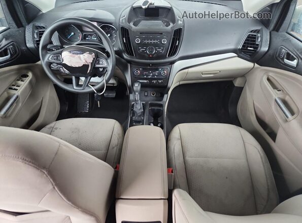 1FMCU9GD7HUE72713 2017 FORD ESCAPE Желто-коричневый Вид панели приборов