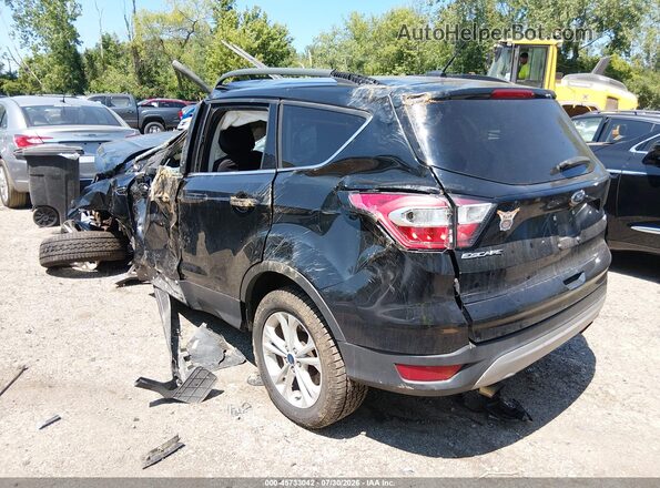 1FMCU9GD7JUA72978 2018 FORD ESCAPE Black Tył lewy