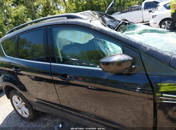 1FMCU9GD7JUA72978 2018 FORD ESCAPE Black Widok wnętrza z tyłu