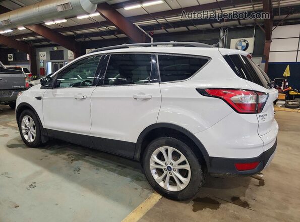 1FMCU9GD7JUB18356 2018 FORD ESCAPE Белый Задняя левая четверть