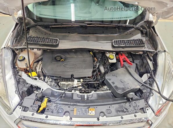 1FMCU9GD7JUB18356 2018 FORD ESCAPE Белый Вид подкапотного пространства