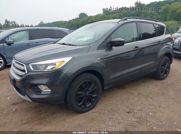 1FMCU9GD7JUB29387 2018 FORD ESCAPE Gray Front left