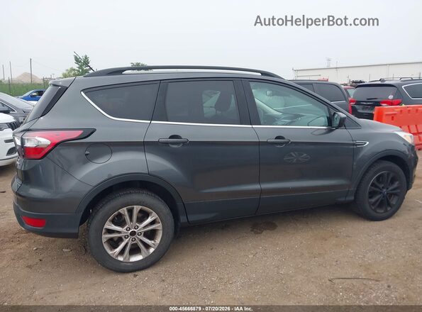 1FMCU9GD7JUB29387 2018 FORD ESCAPE Gray Front view