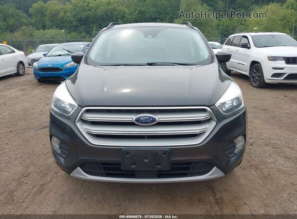 1FMCU9GD7JUB29387 2018 FORD ESCAPE Gray Instrument cluster view